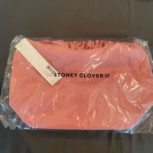 Stoney clover mauve scrunch handle bag